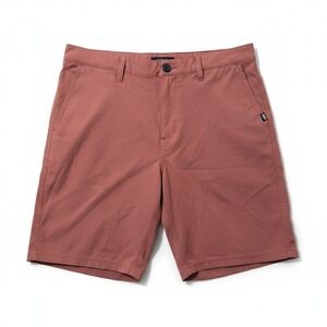 Reef‎ Hybrid Shorts 33 Rust Red Quick Dry Chino Boardshorts Surf Gorpcore